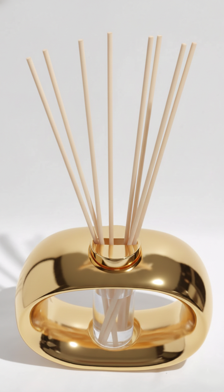 Gold Amberly Diffuser Top view