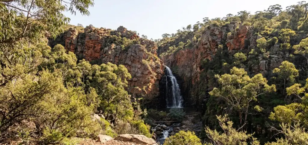 Morialta Conservation Park in the Adelaide foothills near Rostrevor, South Australia